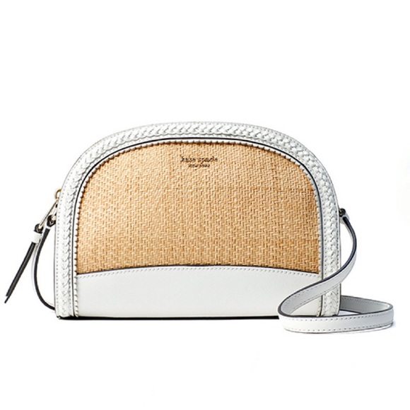 kate spade Handbags - NWOT Kate Spade Woven Straw Crossbody Purse Bag